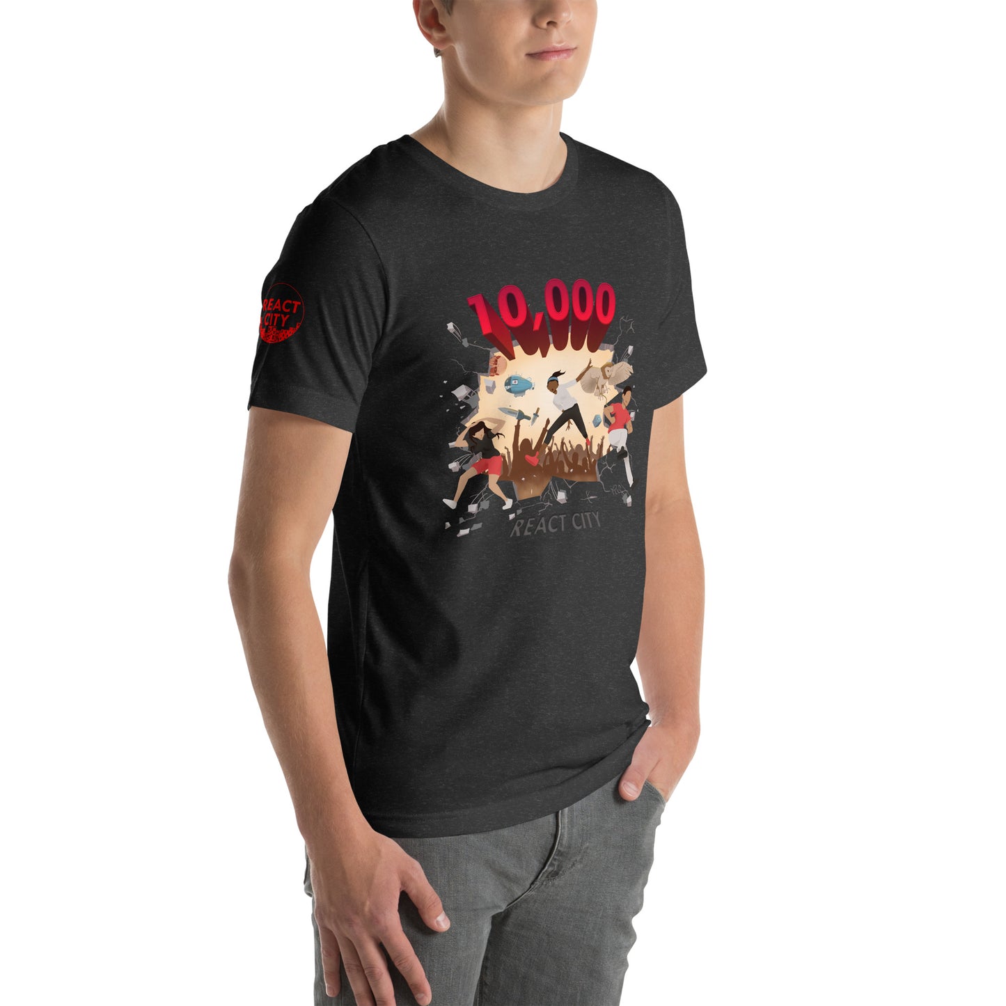 10,000 Subs Unisex T-Shirt