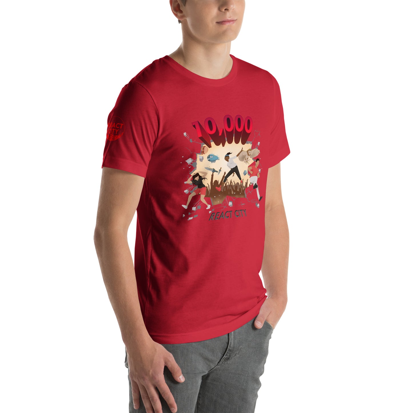 10,000 Subs Unisex T-Shirt