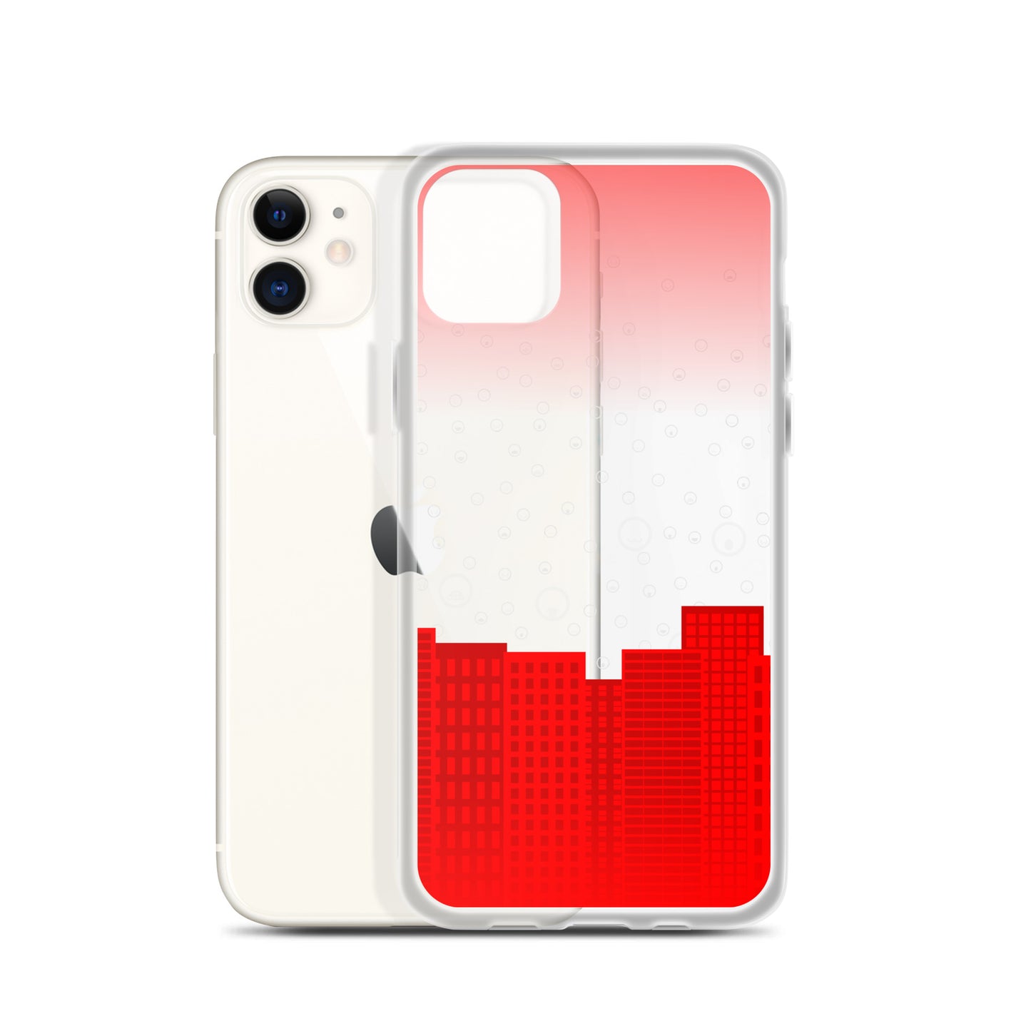Cityscape - Transparent Phone Case - iPhone