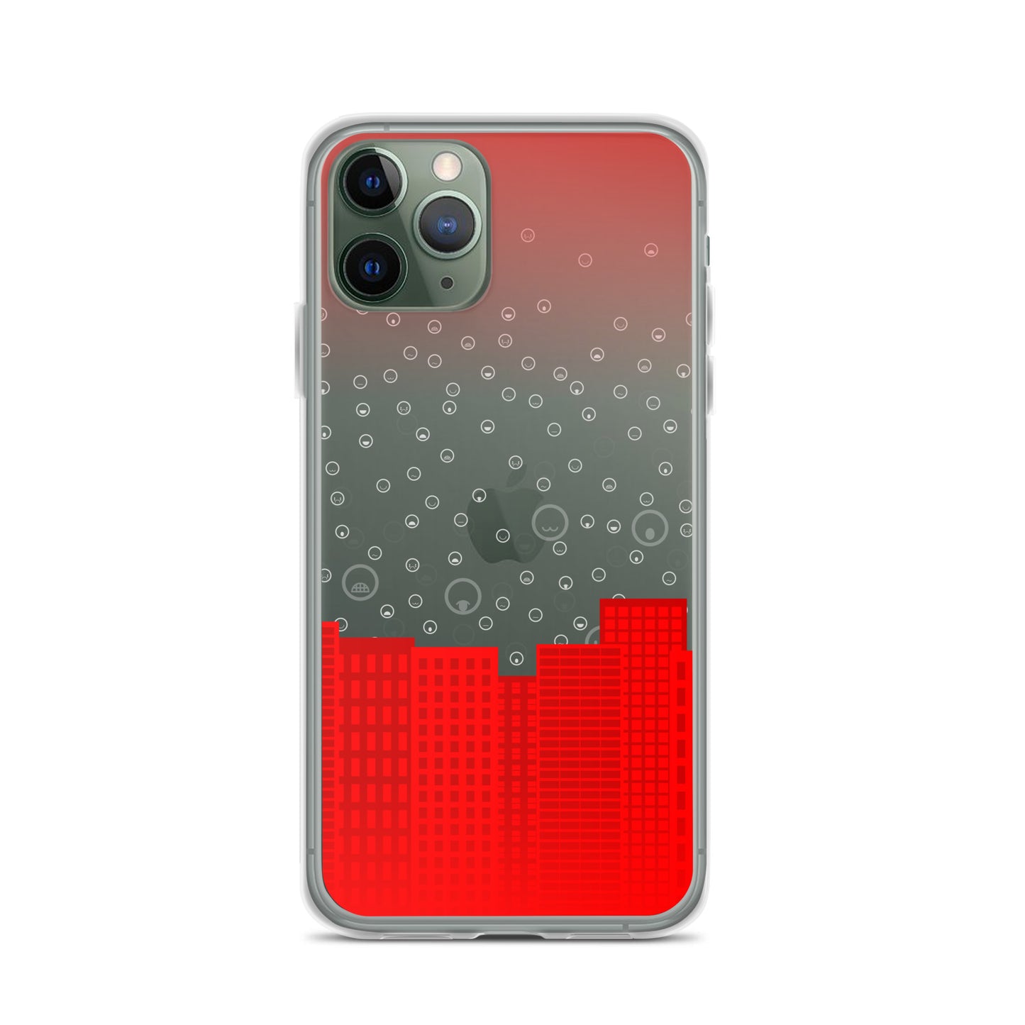 Cityscape - Transparent Phone Case - iPhone