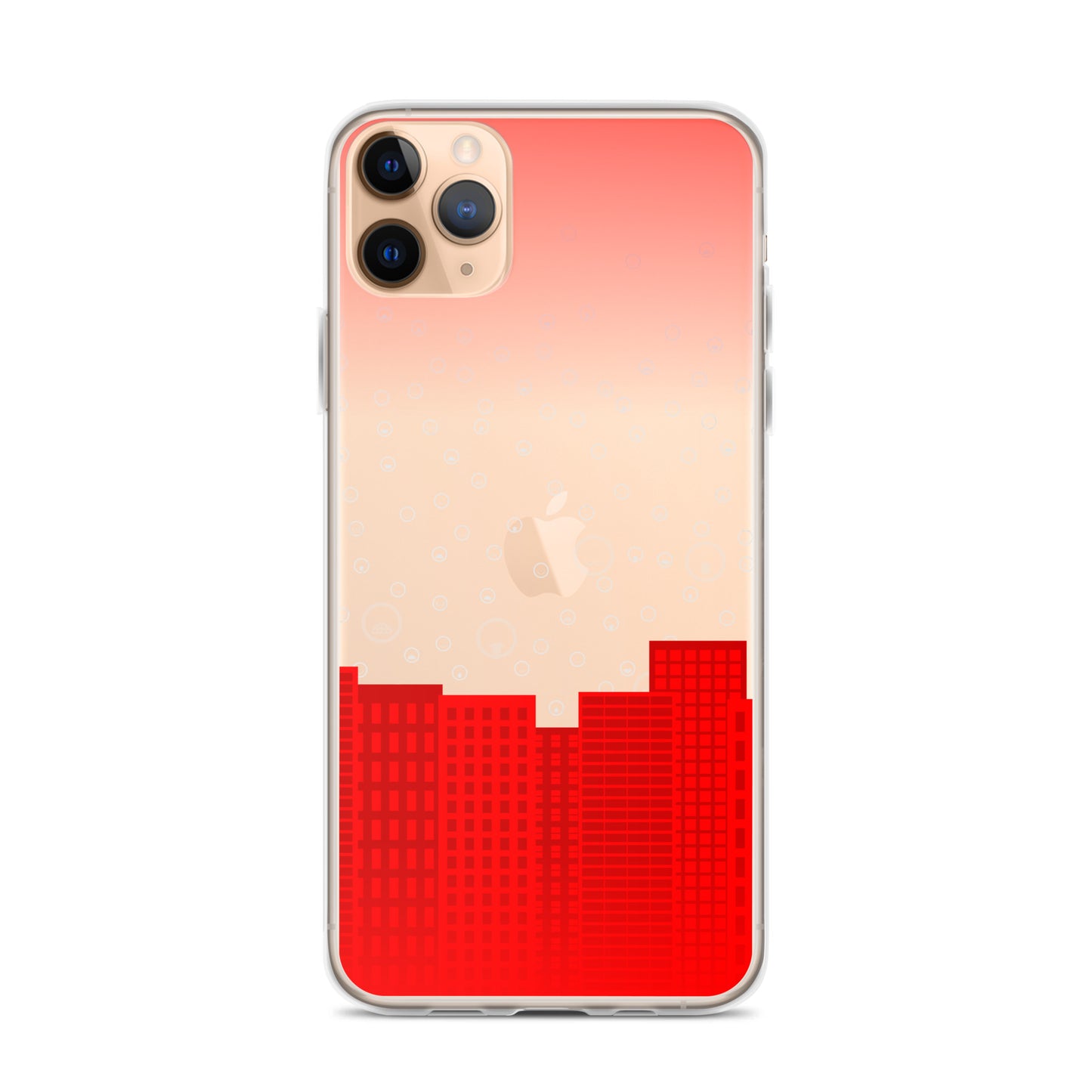 Cityscape - Transparent Phone Case - iPhone