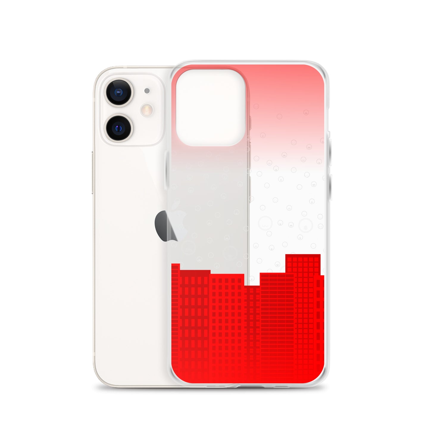 Cityscape - Transparent Phone Case - iPhone