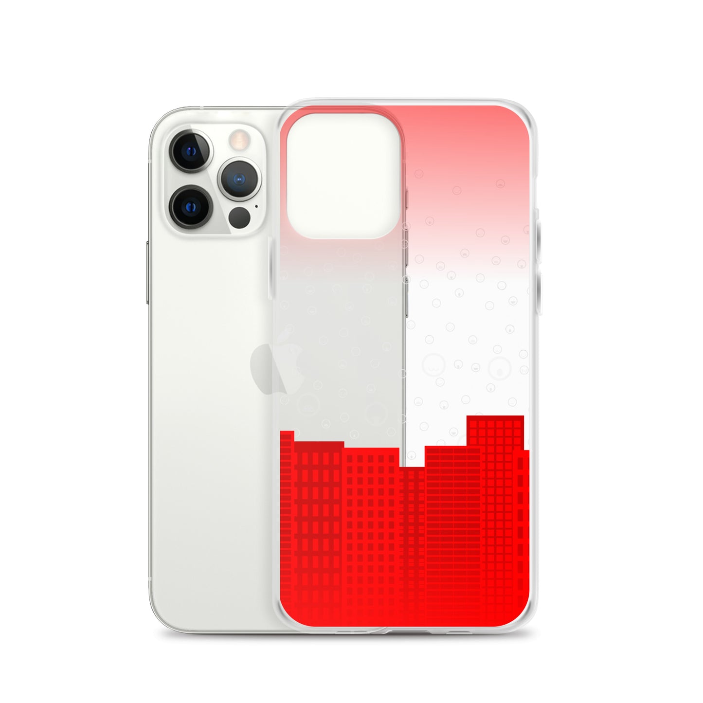 Cityscape - Transparent Phone Case - iPhone