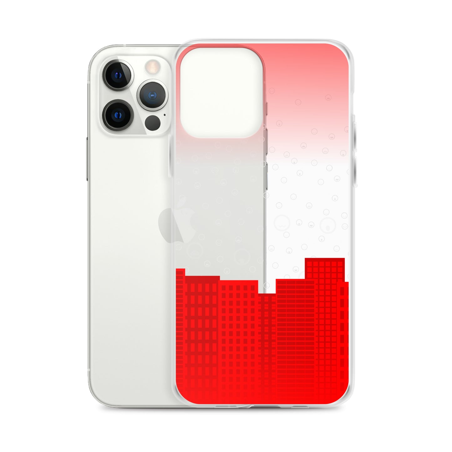 Cityscape - Transparent Phone Case - iPhone