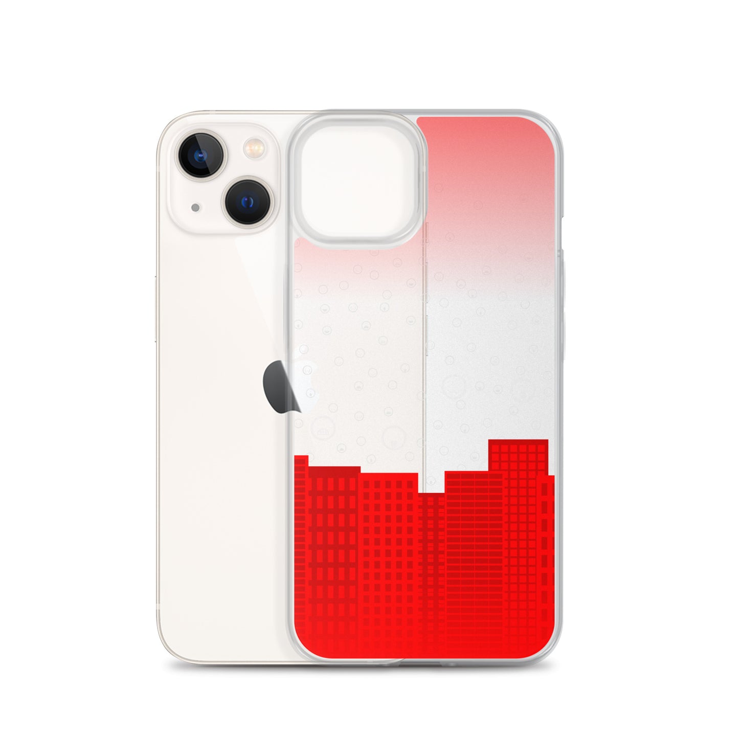 Cityscape - Transparent Phone Case - iPhone