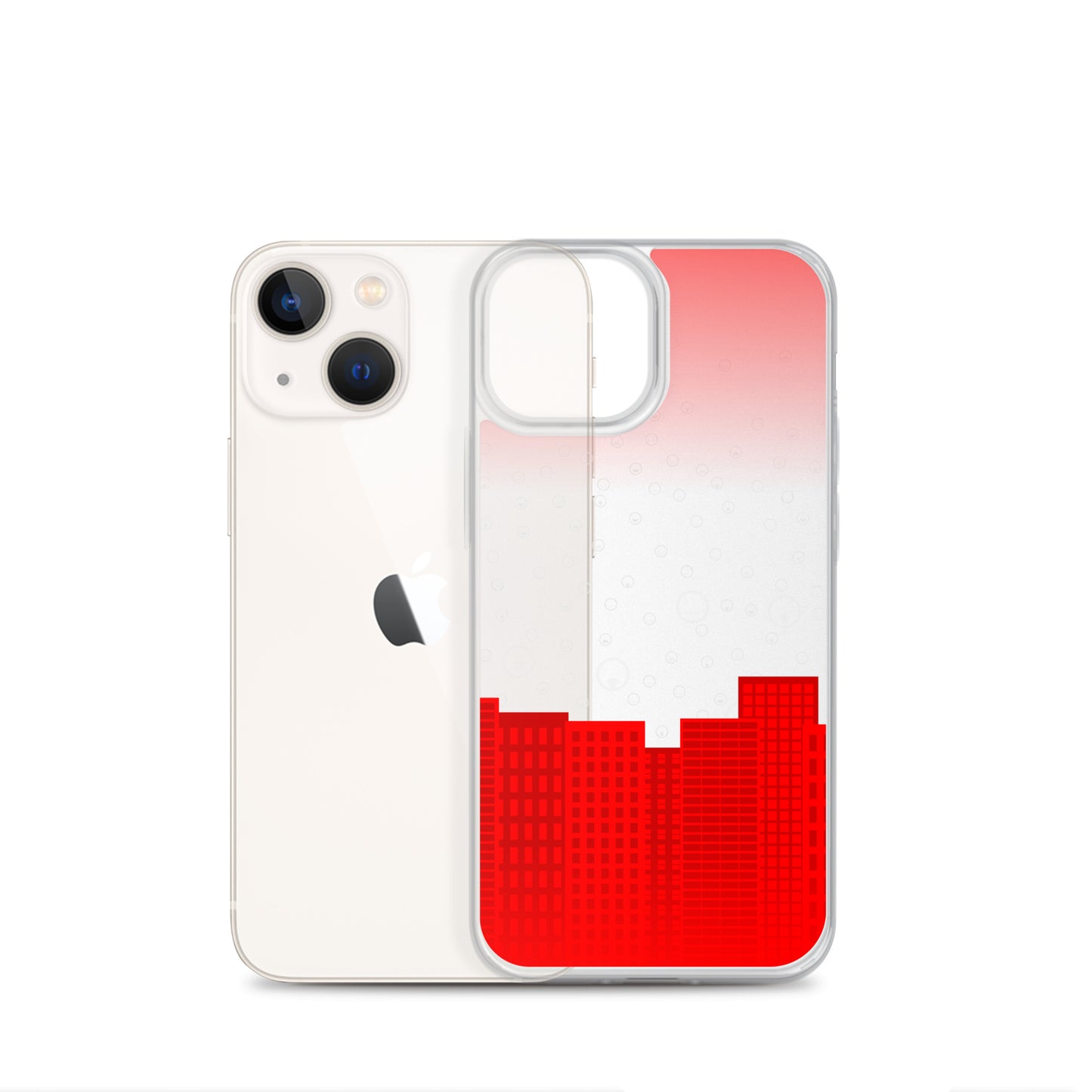 Cityscape - Transparent Phone Case - iPhone