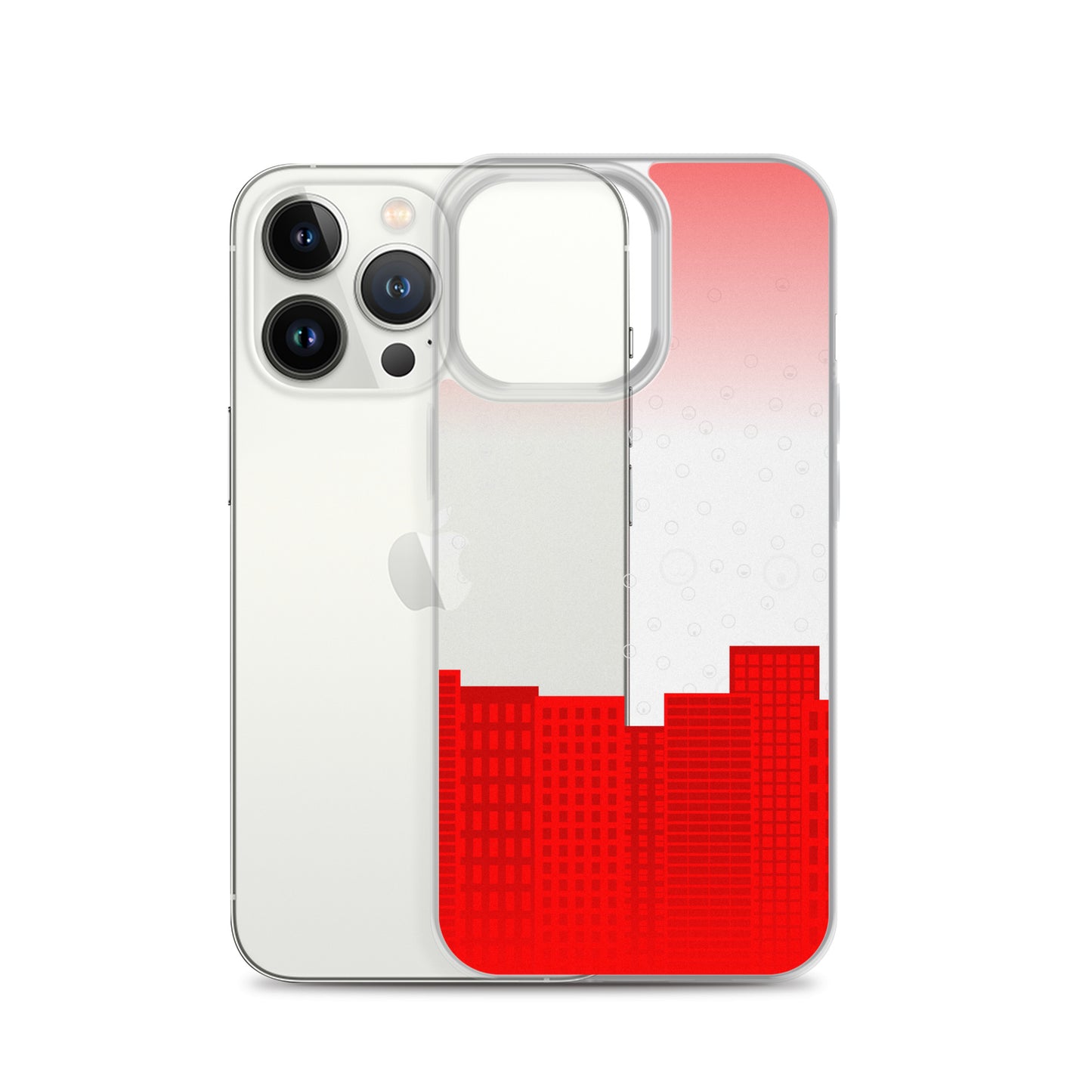 Cityscape - Transparent Phone Case - iPhone
