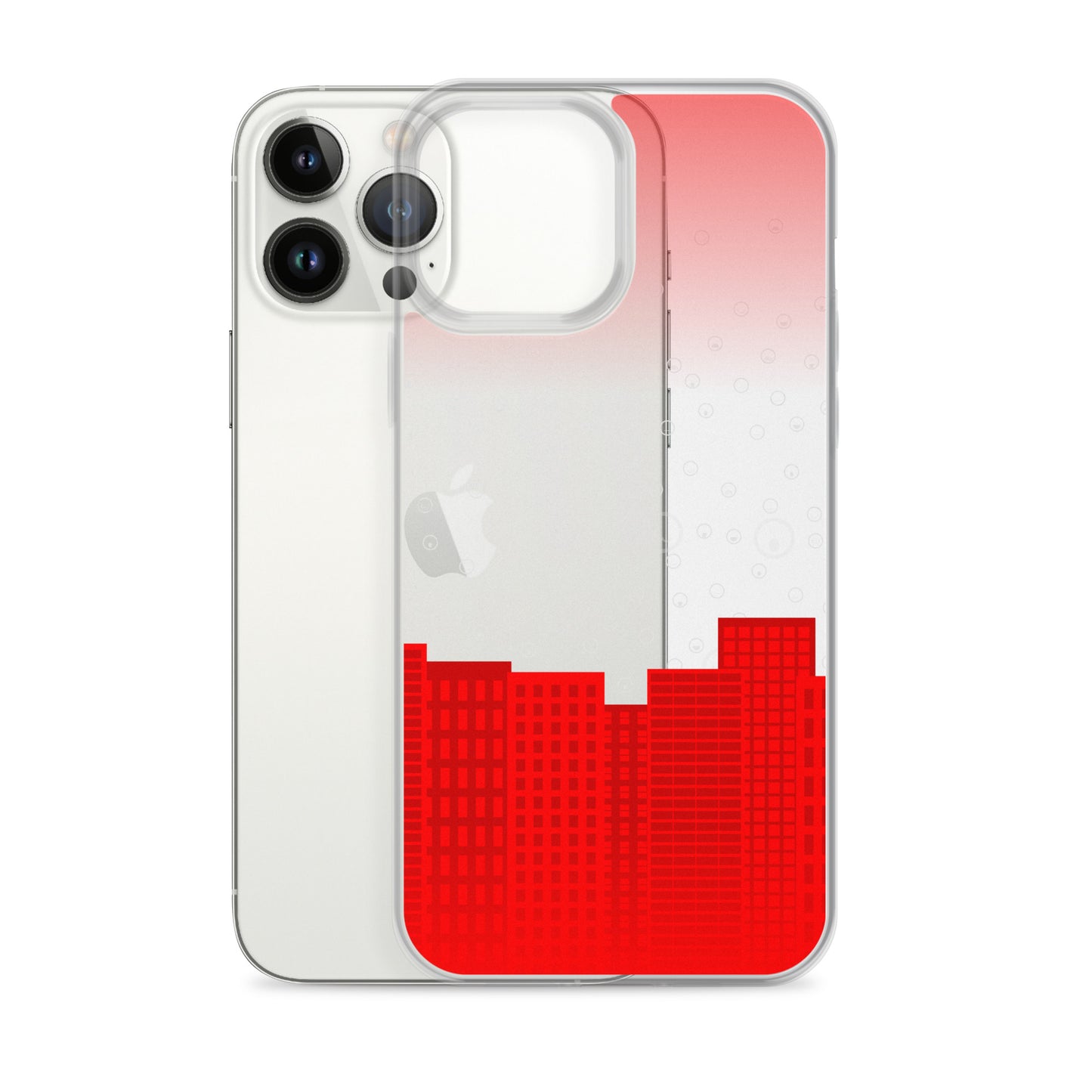 Cityscape - Transparent Phone Case - iPhone