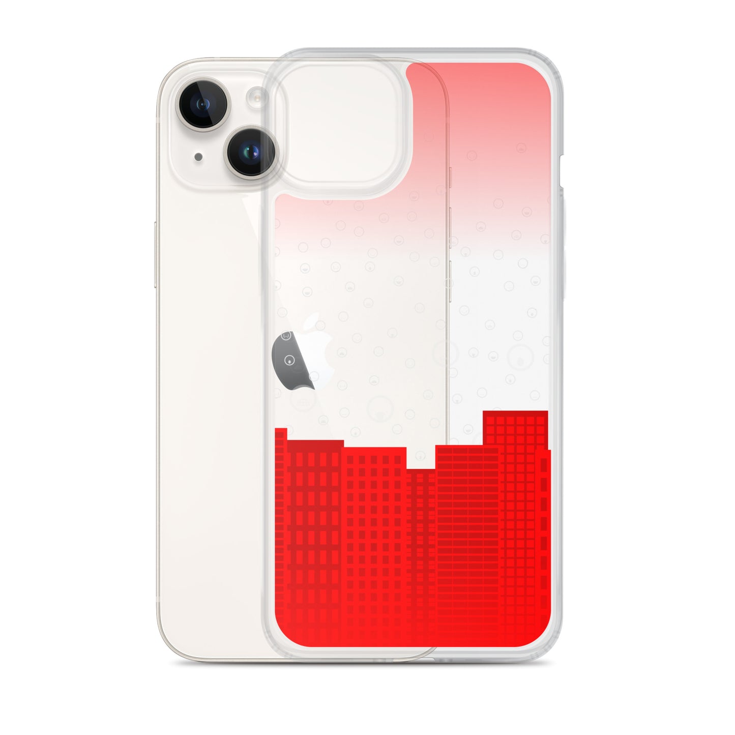 Cityscape - Transparent Phone Case - iPhone