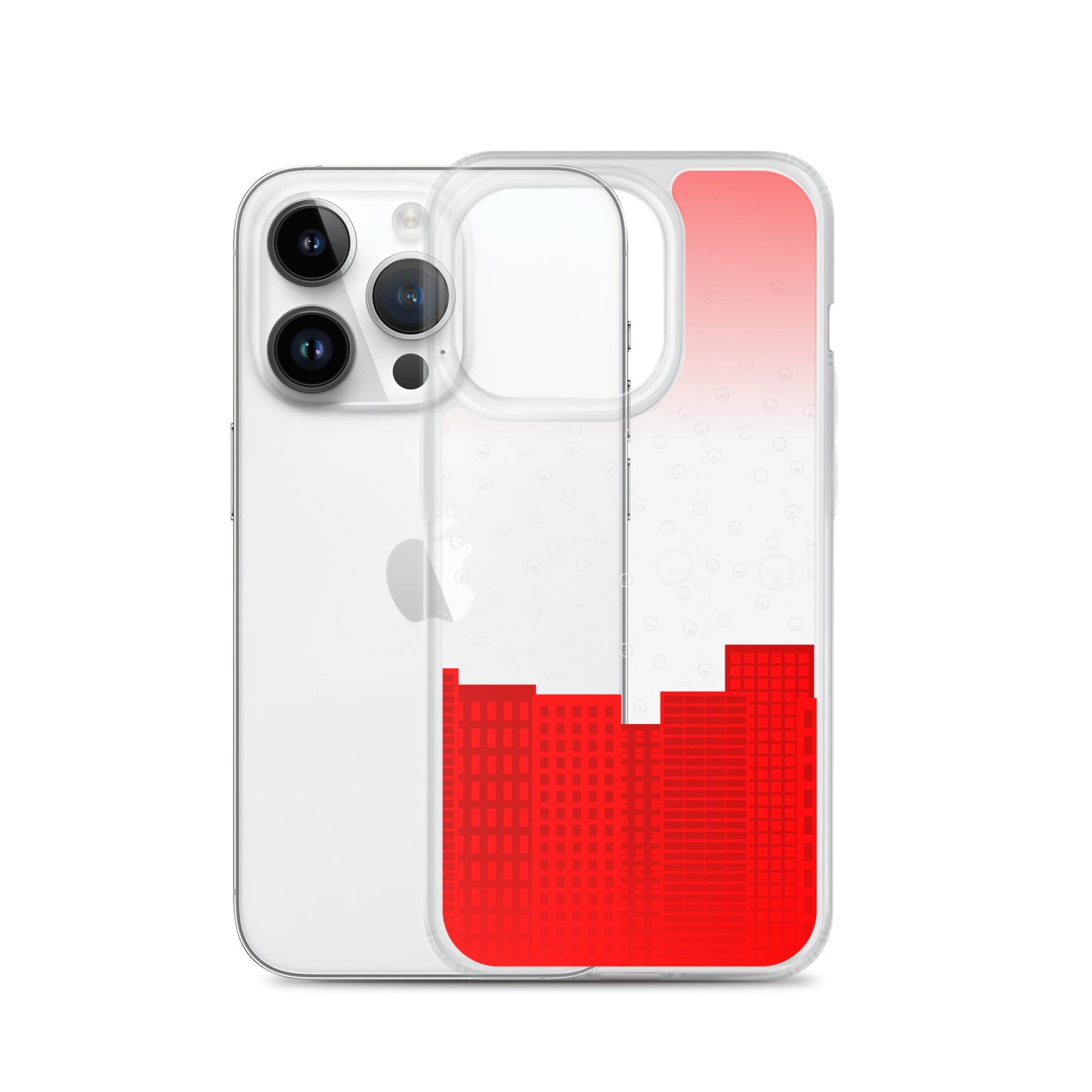 Cityscape - Transparent Phone Case - iPhone