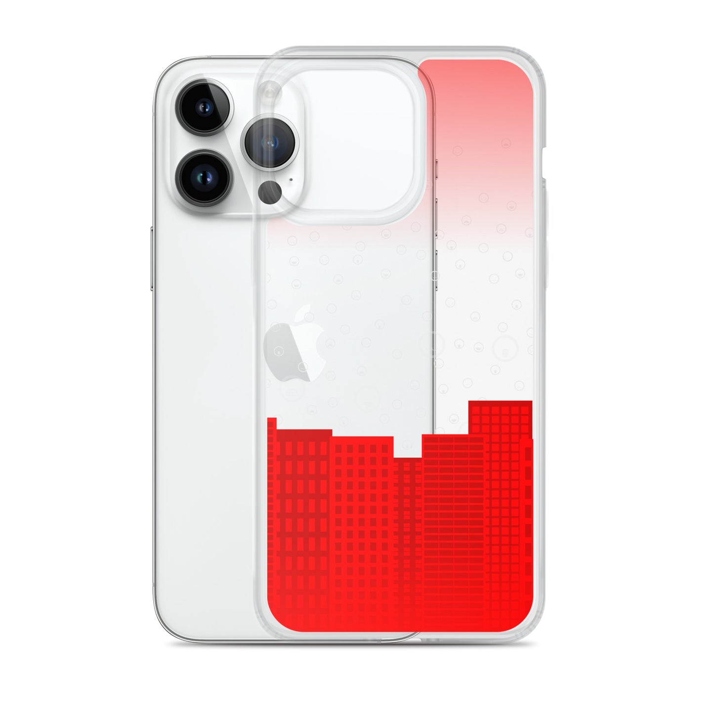 Cityscape - Transparent Phone Case - iPhone