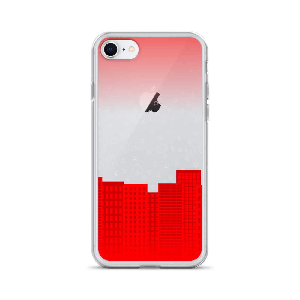 Cityscape - Transparent Phone Case - iPhone