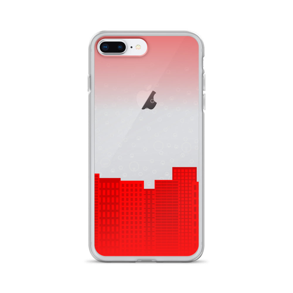 Cityscape - Transparent Phone Case - iPhone