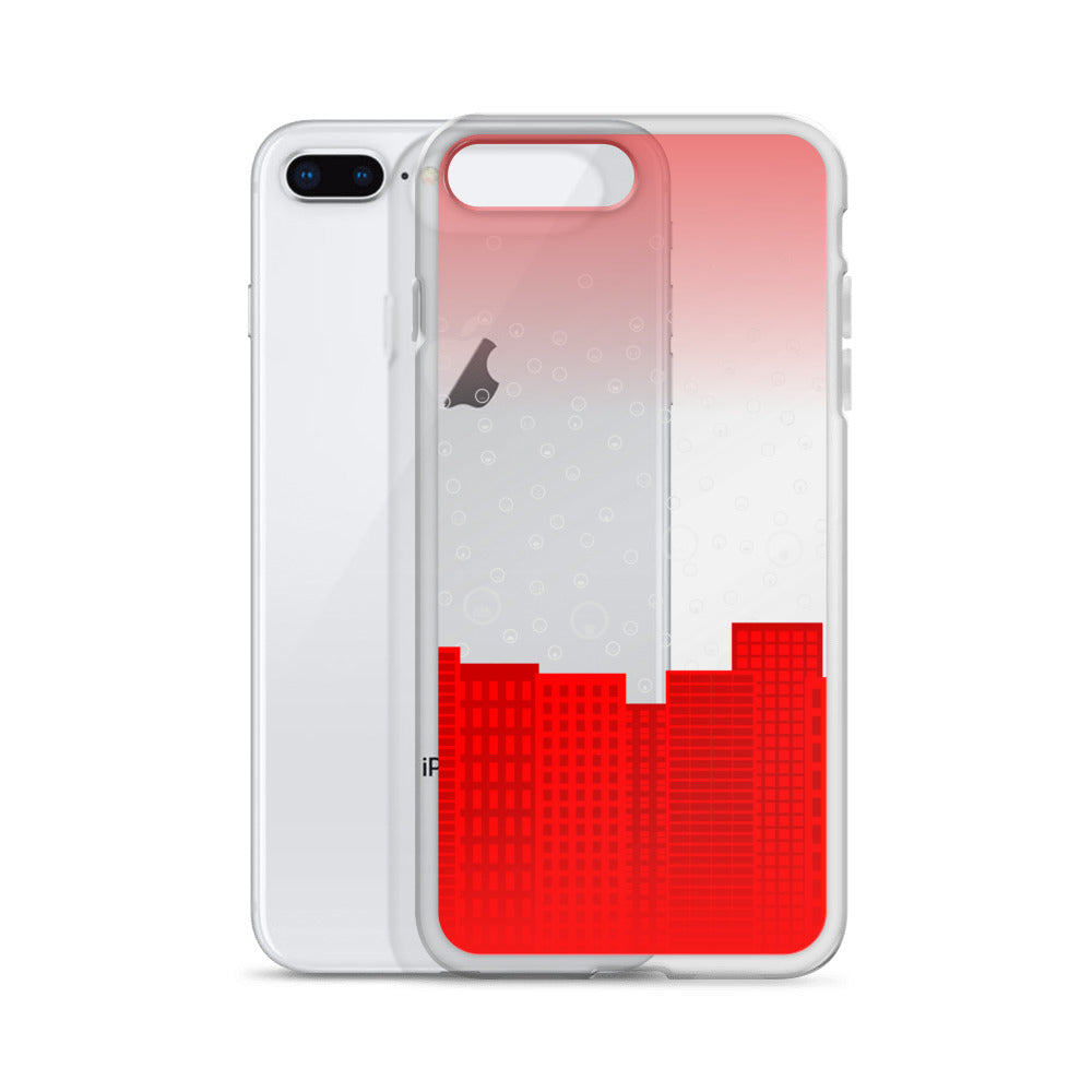 Cityscape - Transparent Phone Case - iPhone