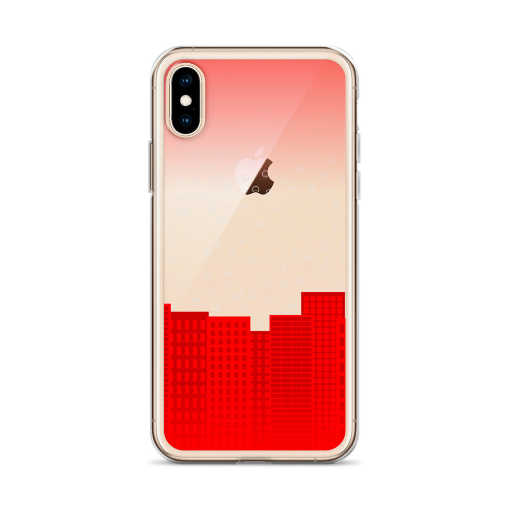 Cityscape - Transparent Phone Case - iPhone