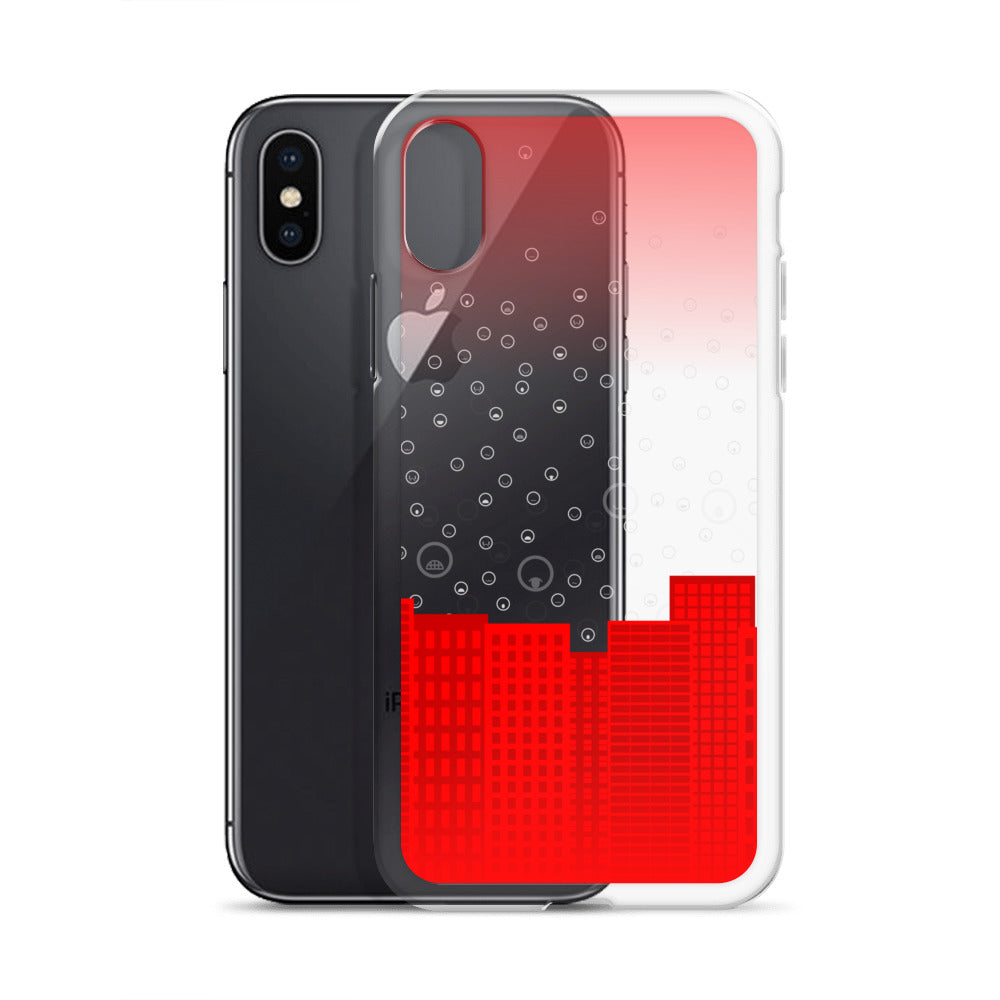 Cityscape - Transparent Phone Case - iPhone