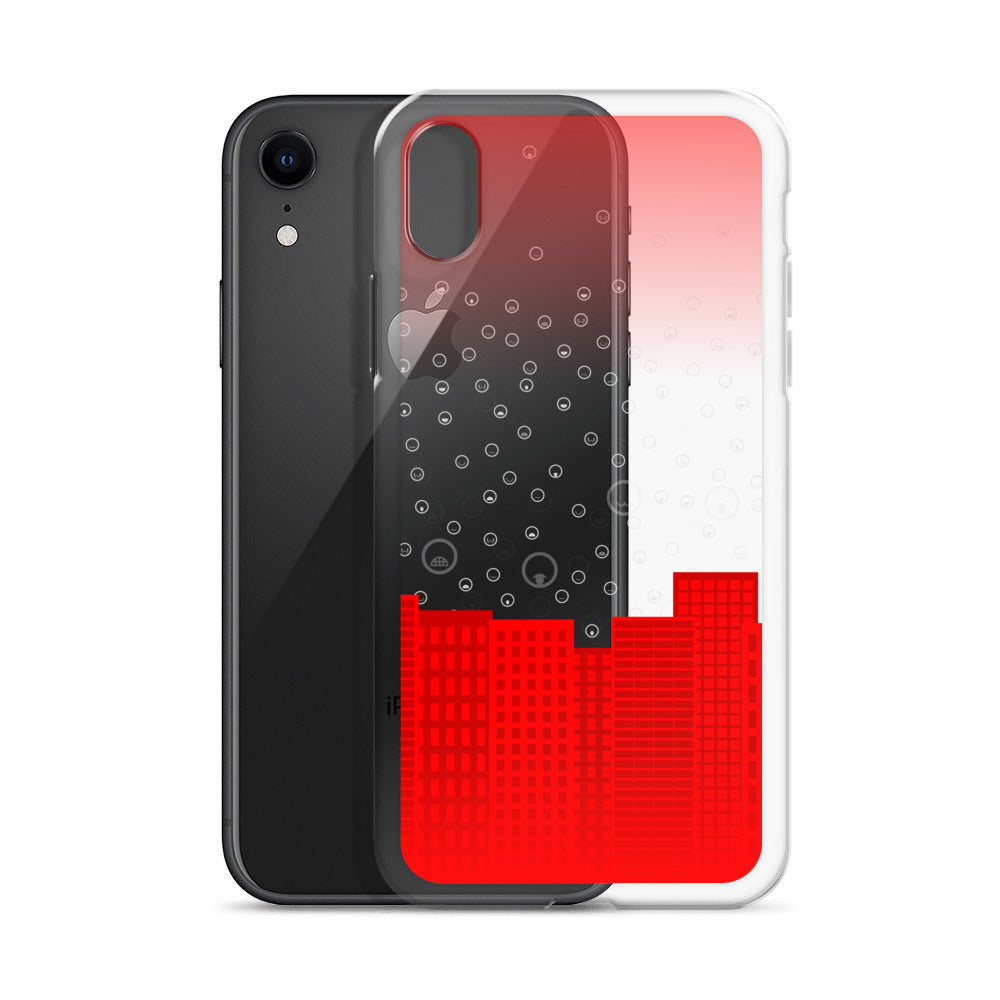 Cityscape - Transparent Phone Case - iPhone