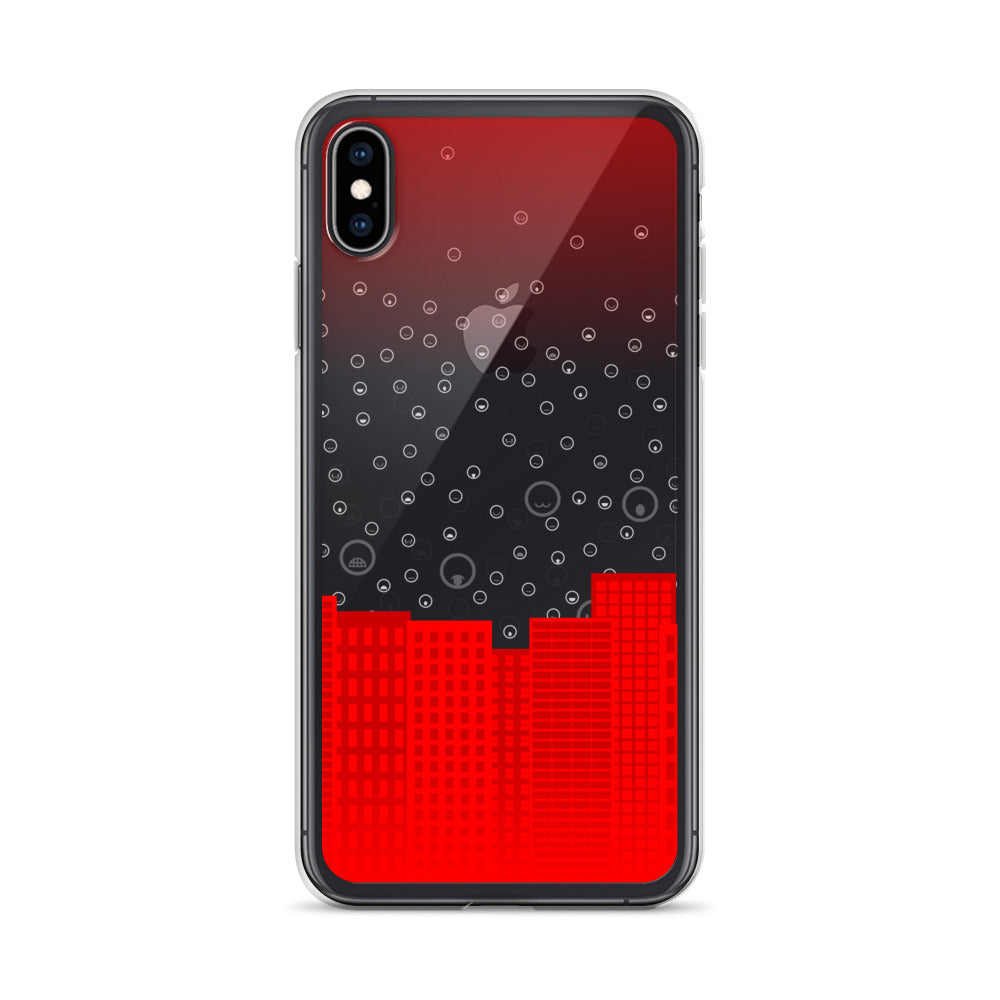 Cityscape - Transparent Phone Case - iPhone