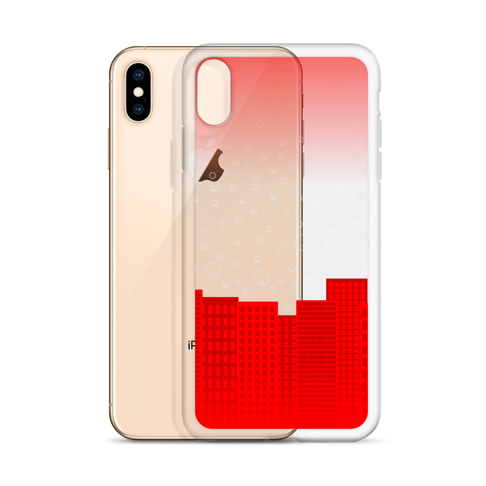 Cityscape - Transparent Phone Case - iPhone