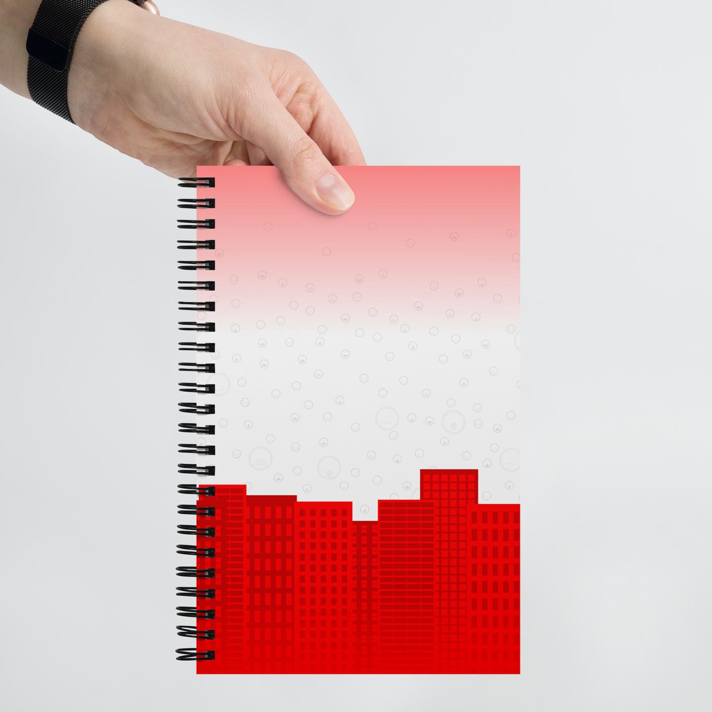 Cityscape - Spiral Notebook - Dotted