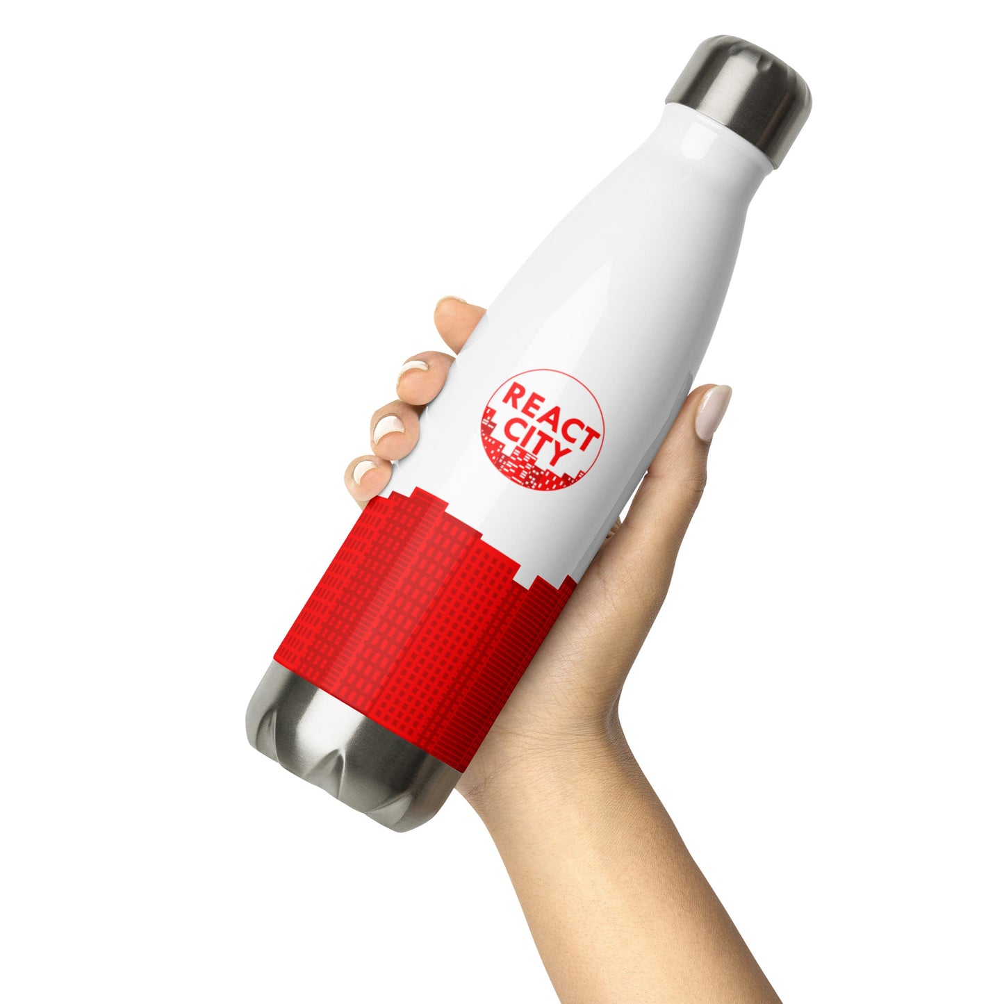 Cityscape - Stainless Steel Water Bottle 17oz