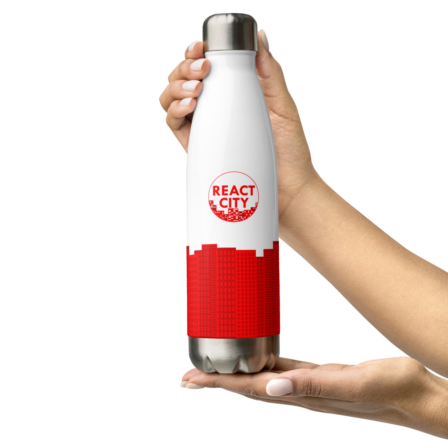 Cityscape - Stainless Steel Water Bottle 17oz
