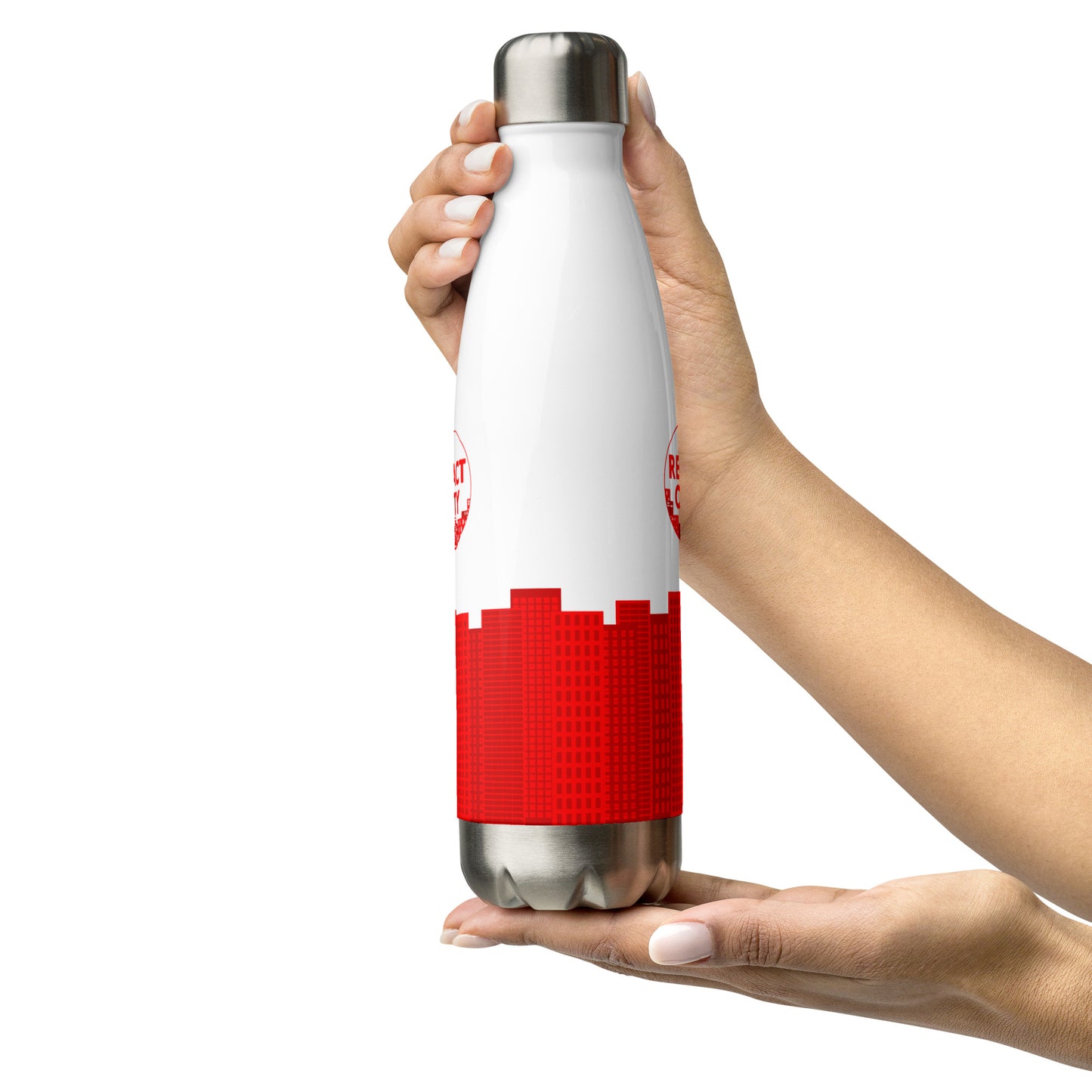Cityscape - Stainless Steel Water Bottle 17oz