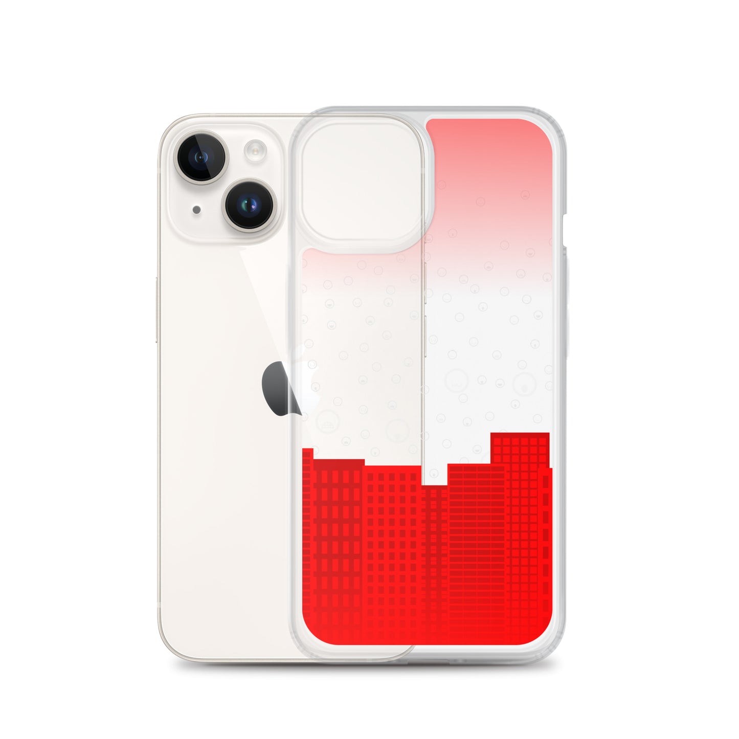 Cityscape - Transparent Phone Case - iPhone