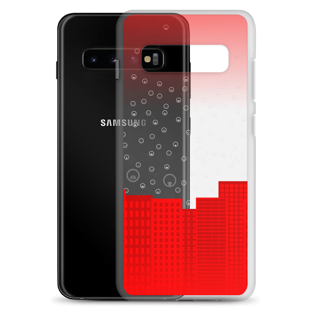 Cityscape - Transparent Phone Case - Samsung