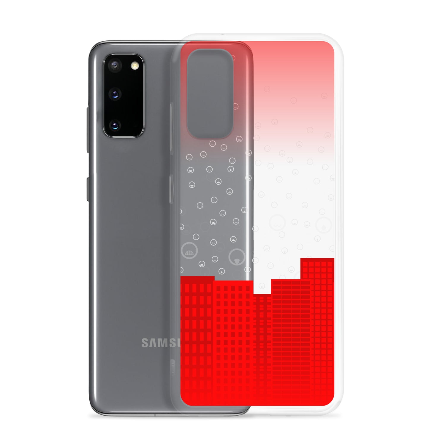 Cityscape - Transparent Phone Case - Samsung