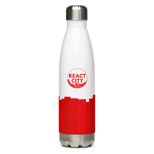 Cityscape - Stainless Steel Water Bottle 17oz